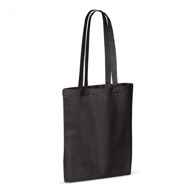 SAC SHOPPING COTON 140 GR/M2 PERSONNALISABLE 'ANTONIO 140' - noir