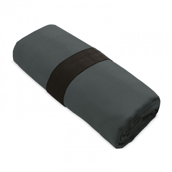SERVIETTE PUBLICITAIRE MICROFIBRE 'MELLOW 40X90' - noir