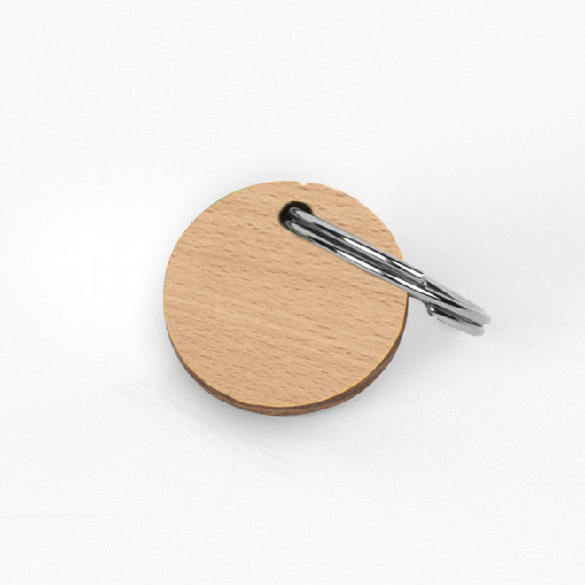 PORTE CLES ENGAGE EN BOIS PERSONNALISABLE 'SESAME' - bois