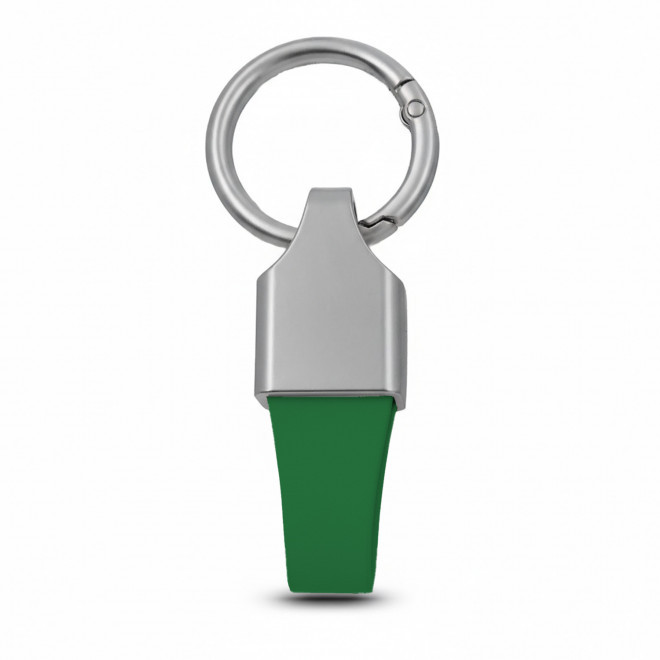 PORTE CLE AUTOMOBILE EN PU PERSONNALISABLE 'ZELIOS' - vert foncé