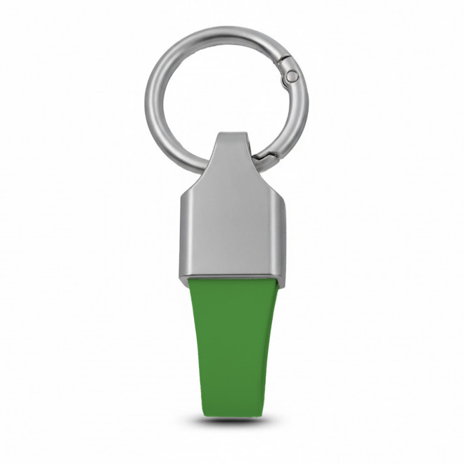 PORTE CLE AUTOMOBILE EN PU PERSONNALISABLE 'ZELIOS' - vert pomme