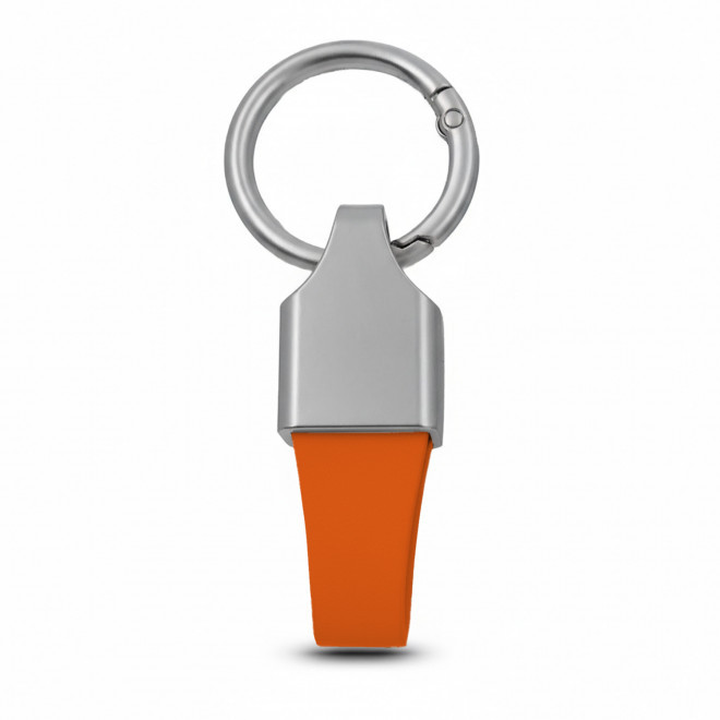 PORTE CLE AUTOMOBILE EN PU PERSONNALISABLE 'ZELIOS' - orange