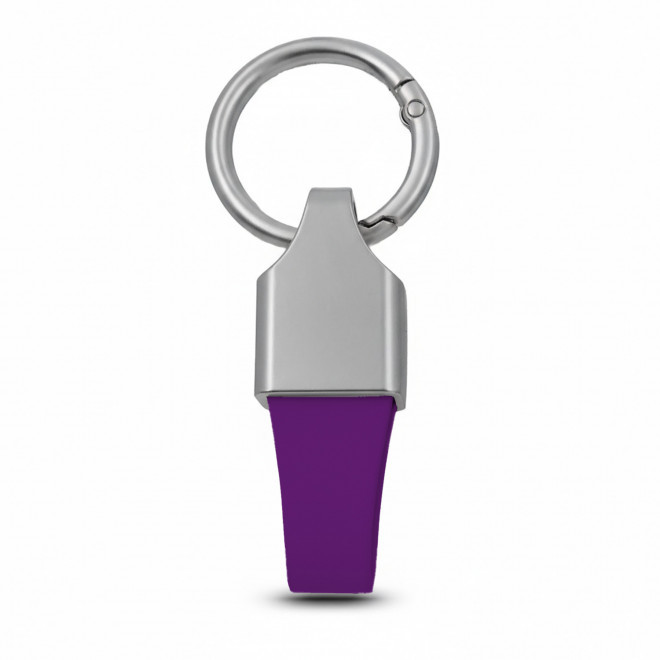 PORTE CLE AUTOMOBILE EN PU PERSONNALISABLE 'ZELIOS' - violet