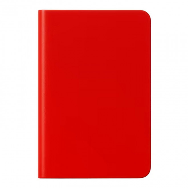 CARNET PU SOUPLE A5 PERSONNALISABLE 'LUGHA' - rouge