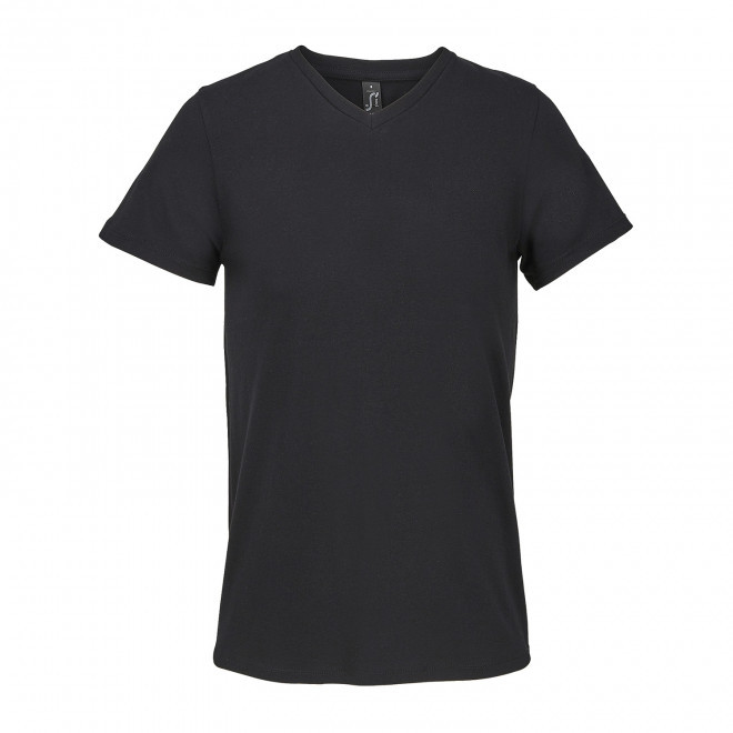 TEE-SHIRT MIXTE COULEUR PERSONNALISABLE 'REGENT V' - noir