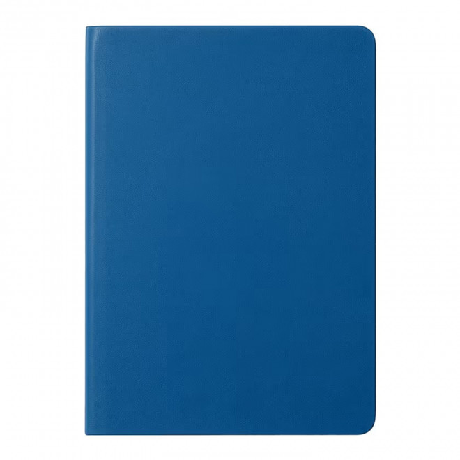 CARNET PUBLICITAIRE PU SOUPLE A6 'LUGHA' - bleu
