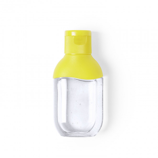 GEL NETTOYANT MAIN PERSONNALISABLE 'VIXA' - jaune