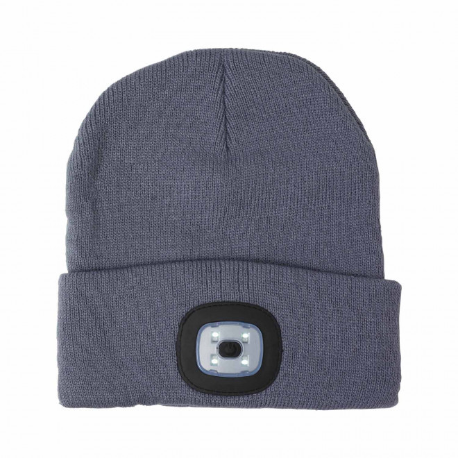 BONNET LED PERSONNALISBLE 'BOLIGHT PILES' - gris