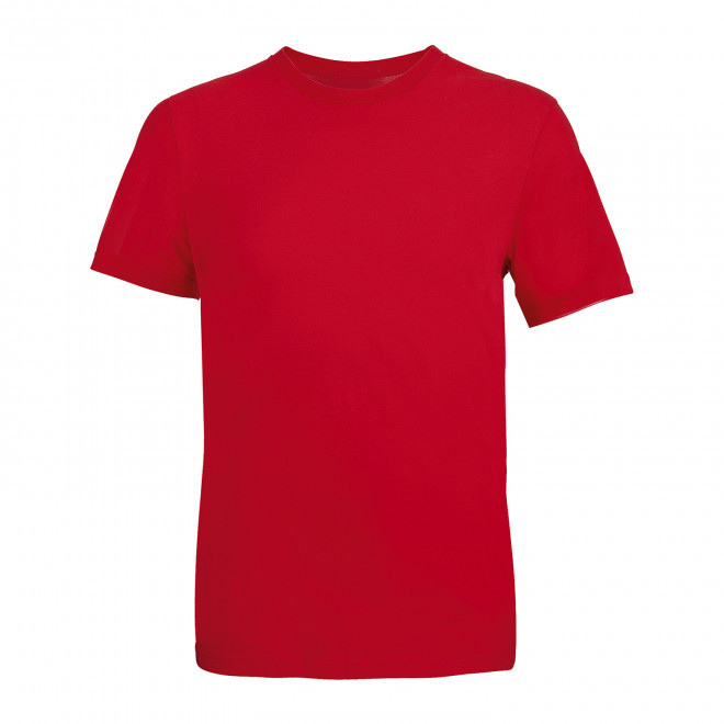 TEE-SHIRT MIXTE COULEUR PERSONNALISABLE 'TUNER' - rouge