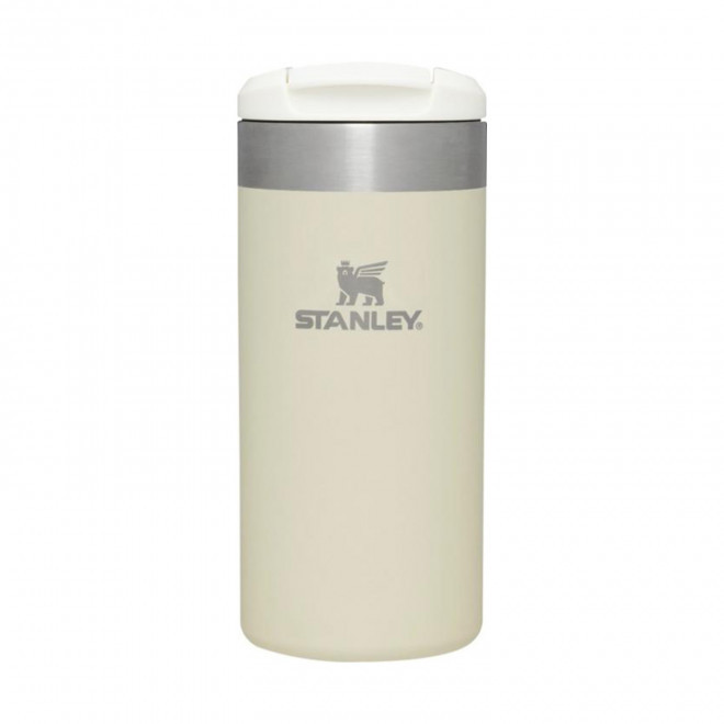 MUG ISOTHERME STANLEY 350ML PERSONNALISABLE  'AEROLIGHT' - crème