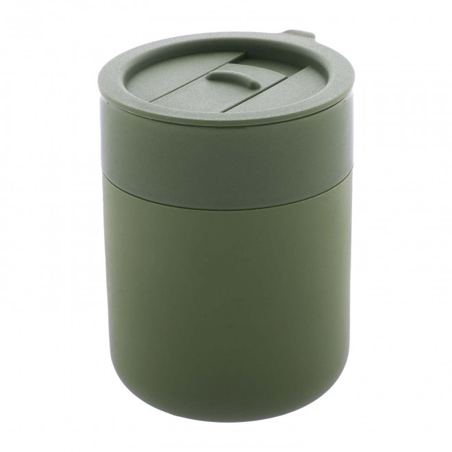 MUG PERSONNALISE EN CERAMIQUE ET SILICONE 'CERAMU'  - vert