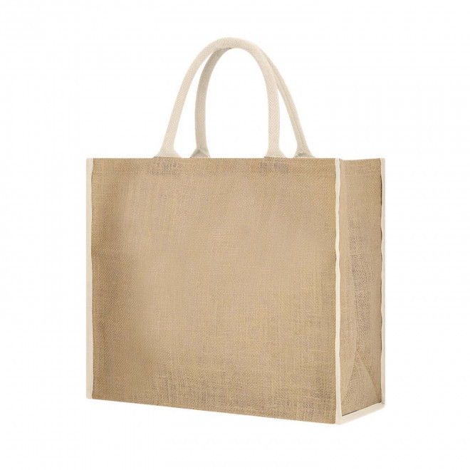 SAC EN JUTE PERSONNALISABLE 'FALAS' - naturel