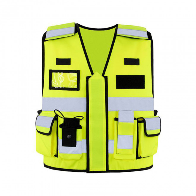 GILET DE SECURITE KORNTEX PERSONNALISE 'BONN' - jaune
