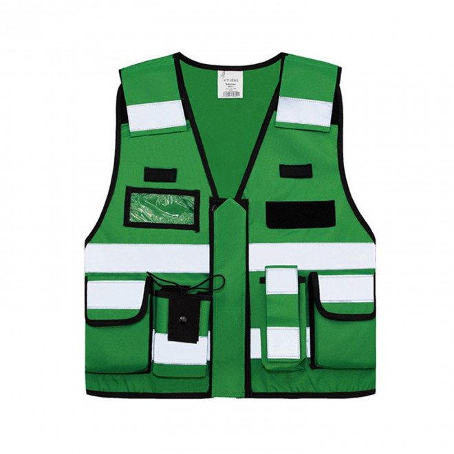 GILET DE SECURITE KORNTEX PERSONNALISE 'BONN' - vert