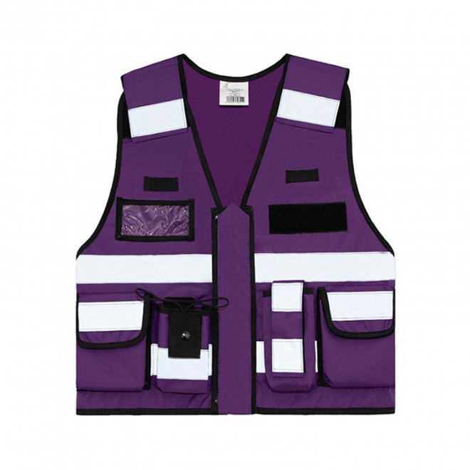 GILET DE SECURITE KORNTEX PERSONNALISE 'BONN' - violet
