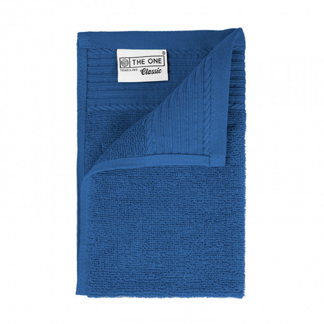 SERVIETTE PUBLICITAIRE COTON 'PUREL 30X50' - bleu aqua
