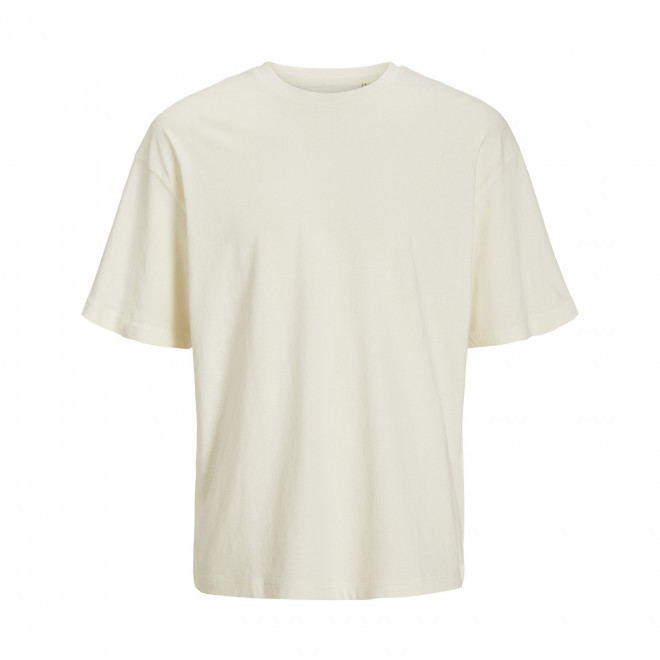 TEE-SHIRT MIXTE OVERSIZE PERSONNALISE 'JACKTO' 180G/M2 - crème