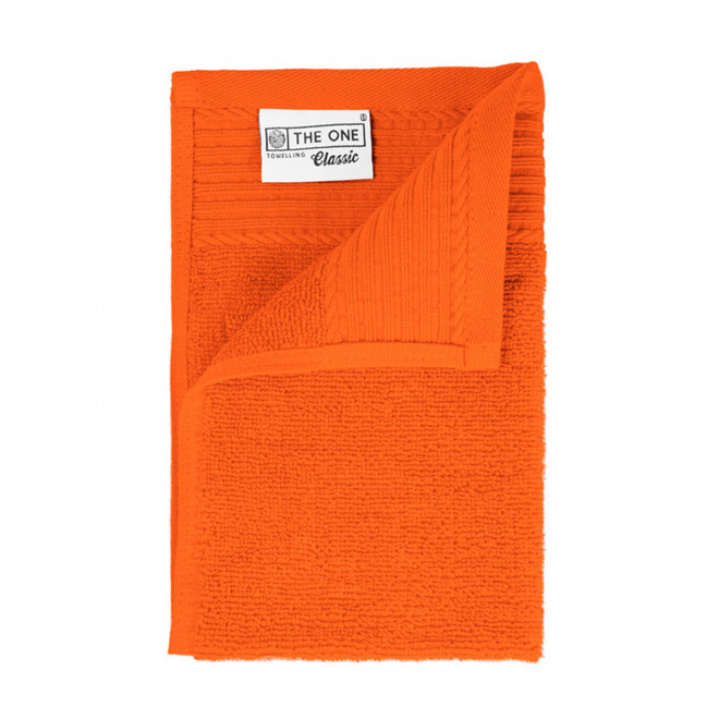 SERVIETTE PUBLICITAIRE COTON 'PUREL 30X50' - orange