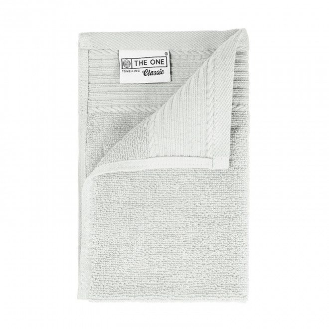 SERVIETTE PUBLICITAIRE COTON 'PUREL 30X50' - gris argenté