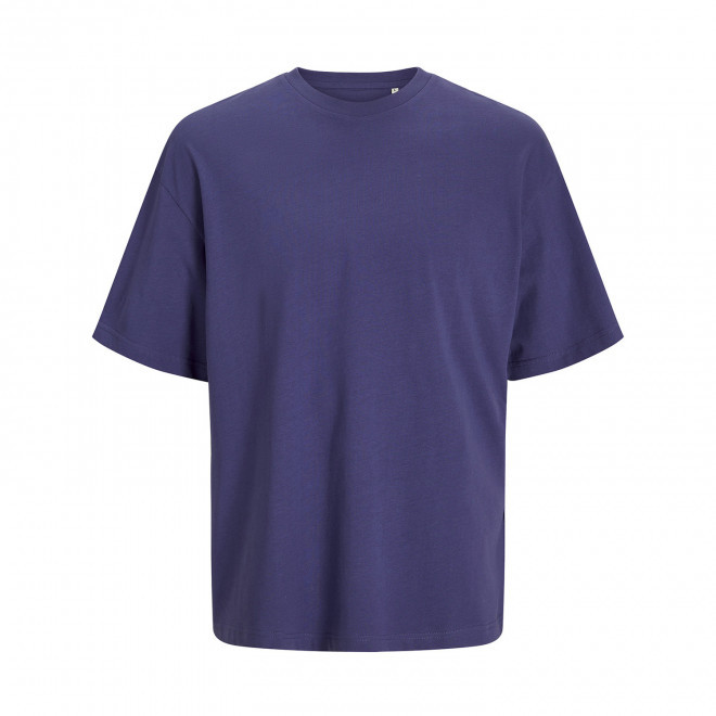 TEE-SHIRT MIXTE OVERSIZE PERSONNALISE 'JACKTO' 180G/M2 - bleu