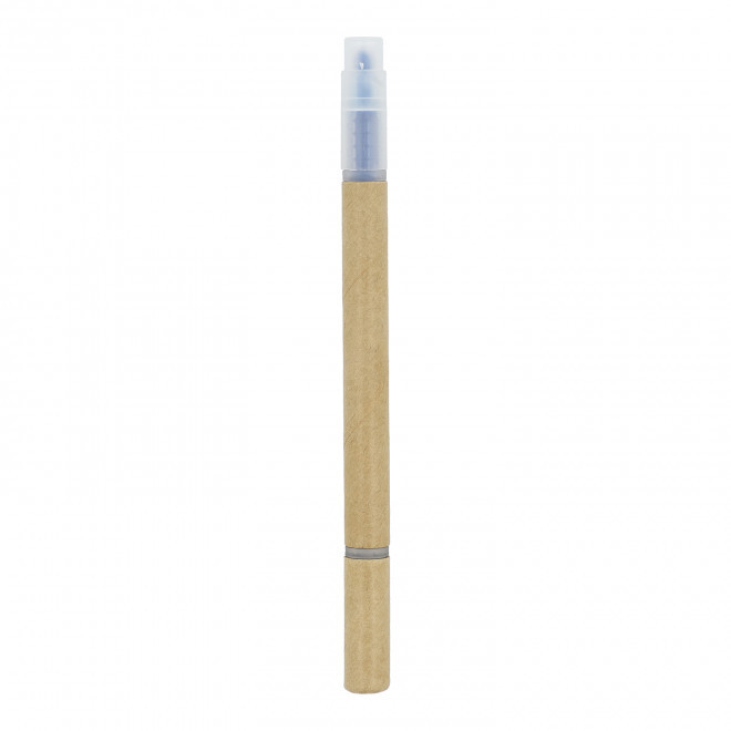 STYLO ET SURLIGNEUR PERSONNALISABLE 'RIO DUO CARTON' - bleu