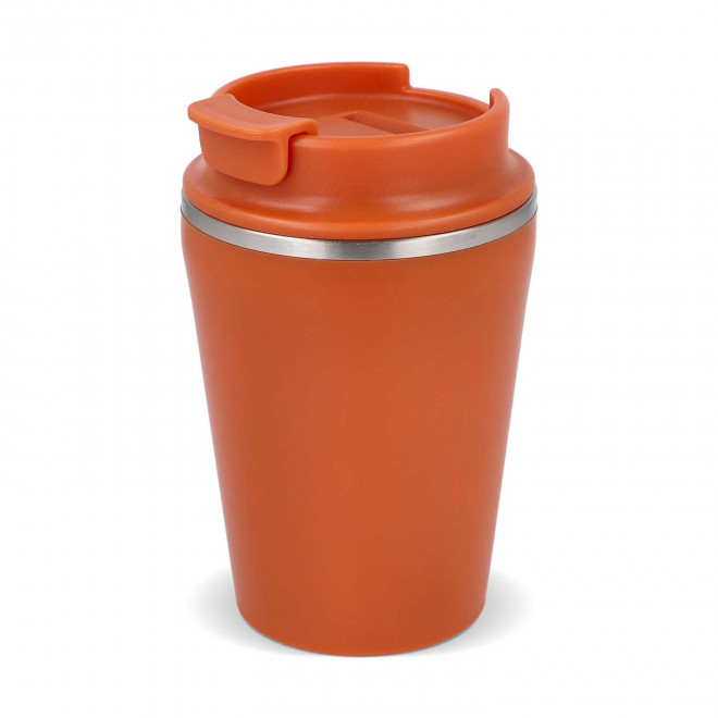 MUG ISOTHERME RECYCLE 280ML PERSONNALISABLE 'TENDENZE MINI' - orange
