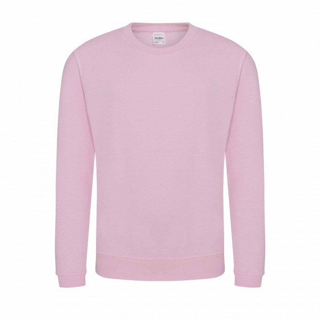 SWEAT-SHIRT PERSONNALISABLE 'HOLA KIDS' - rose pâle