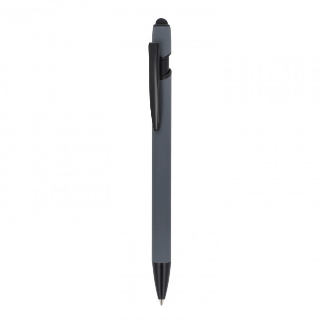 STYLO STYLET PUBLICITAIRE 'PRINCY BLACK RECYCLE' - gris