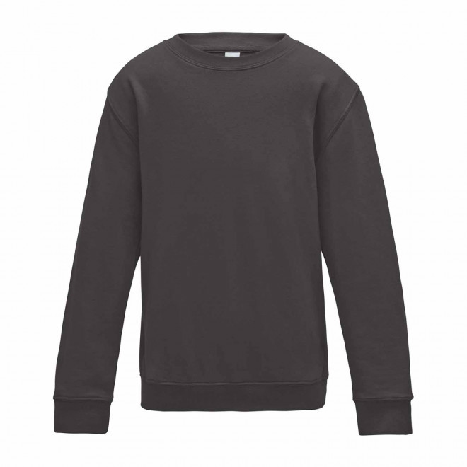 SWEAT-SHIRT PERSONNALISABLE 'HOLA KIDS' - gris anthracite