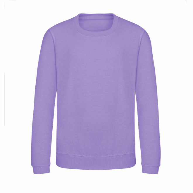 SWEAT-SHIRT PERSONNALISABLE 'HOLA KIDS' - lavande