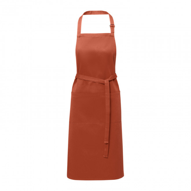 TABLIER PERSONNALISABLE 'CHEF AJUSTABLE' - rouge brique