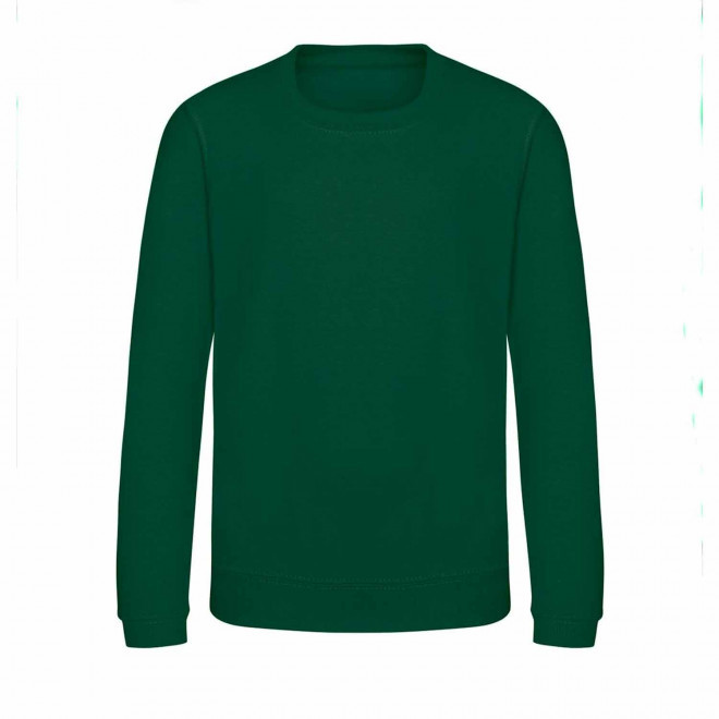 SWEAT-SHIRT PERSONNALISABLE 'HOLA KIDS' - vert forêt