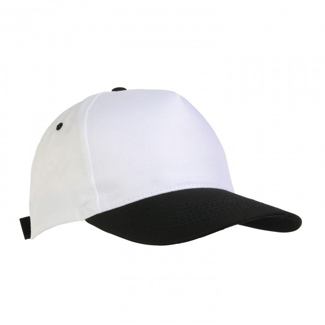 CASQUETTE PERSONNALISABLE 5 PANS 'COLORCAP' - noir