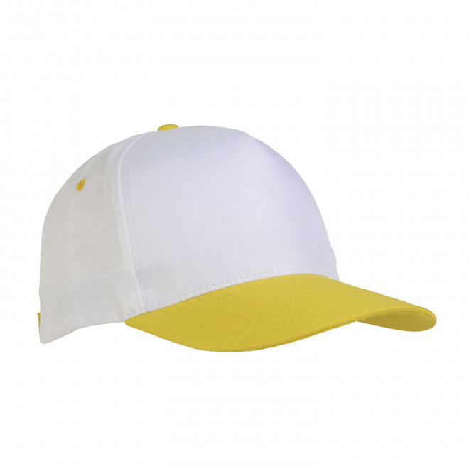 CASQUETTE PERSONNALISABLE 5 PANS 'COLORCAP' - jaune
