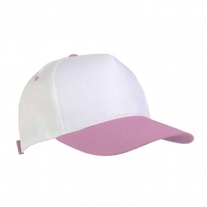 CASQUETTE PERSONNALISABLE 5 PANS 'COLORCAP' - rose