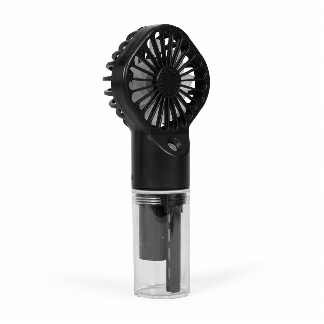 VENTILATEUR BRUMISATEUR PERSONNALISE 'SEAN' - noir