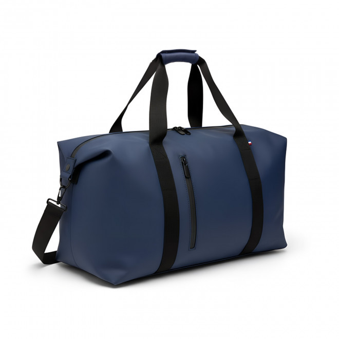 SAC VOYAGE PUBLICITAIRE EN PU ORIGINE FRANCE 'ANTHONY' - bleu marine