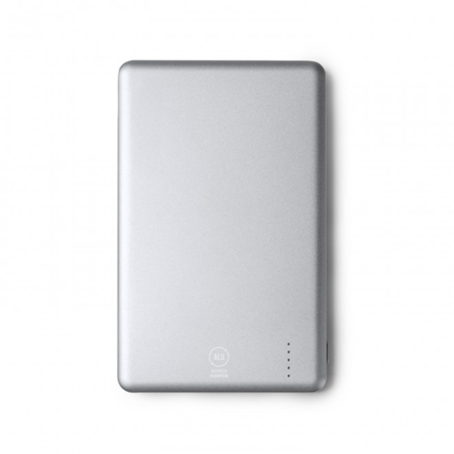 POWERBANK MAGNETIQUE PERSONNALISABLE 'ARCONI ALU' - argente