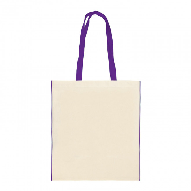 SAC SHOPPING PERSONNALISABLE BI COUL 140 GR/M2 'AURIANI' - violet
