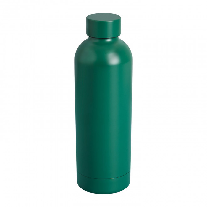 BOUTEILLE ISOTHERME PERSONNALISABLE 500ML 'SPAZIO' - vert