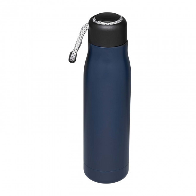 BOUTEILLE ISOTHERME PERSONNALISABLE 500ML 'MOSS' - bleu