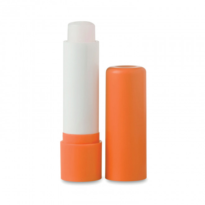 BAUME A LEVRES PERSONNALISABLE EN STICK 'ISABELLA' - orange opaque