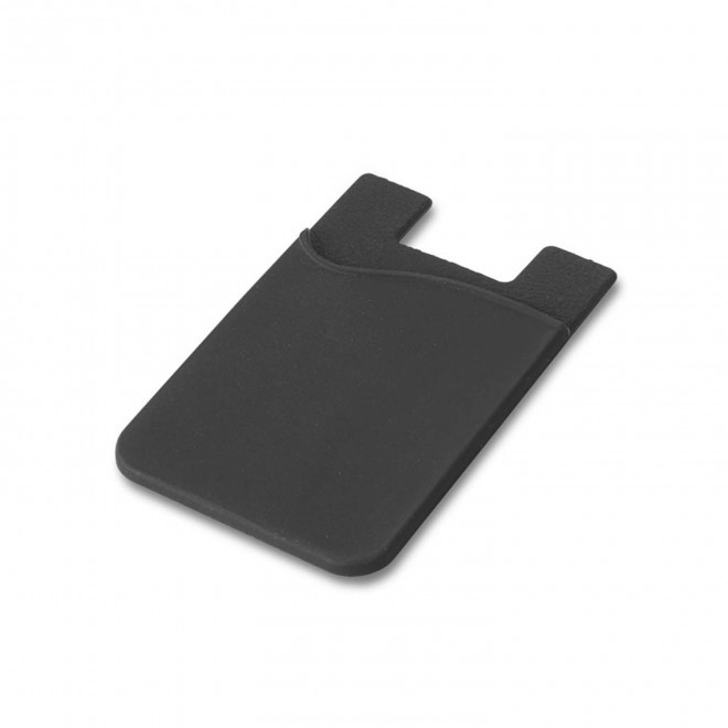 PORTE CARTE TELEPHONE PERSONNALISABLE 'SKELBY' - noir