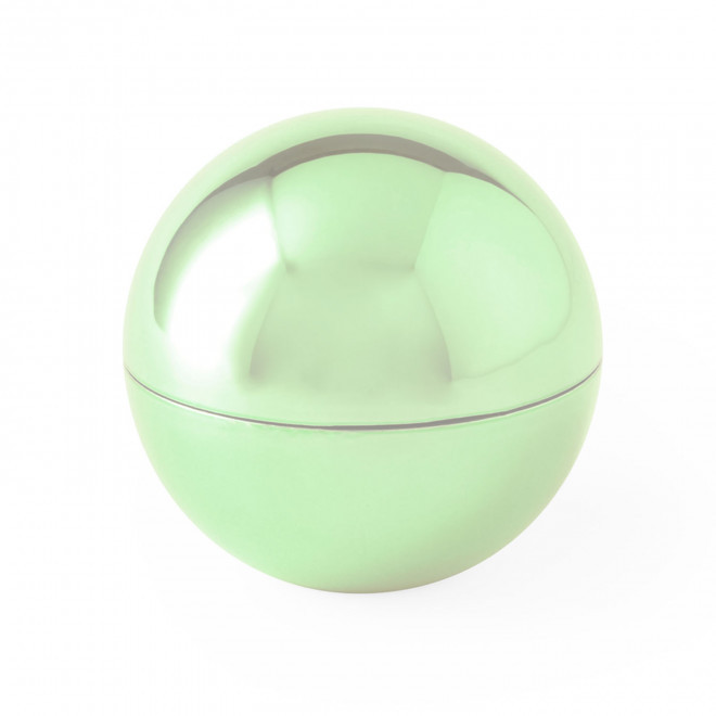 BAUME A LEVRE EN POT ROND PERSONNALISE 'KELIP SHINE' - vert