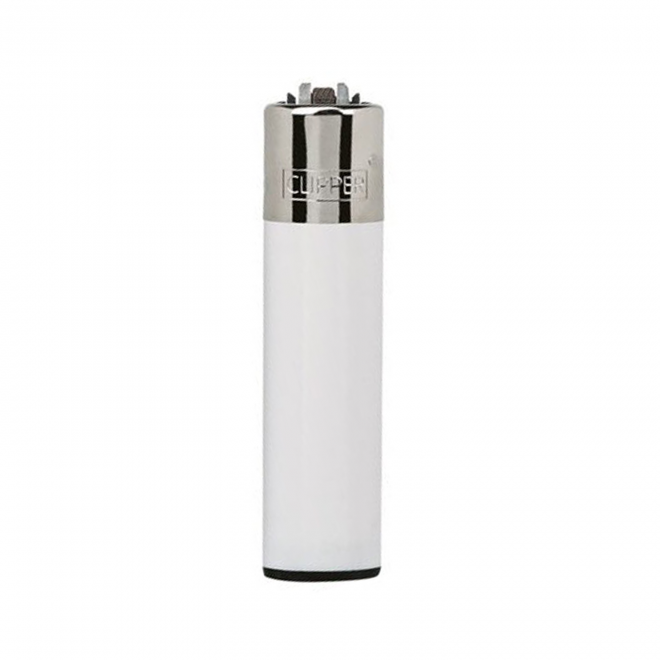 BRIQUET CLIPPER PERSONNALISABLE 'POCKET' - blanc