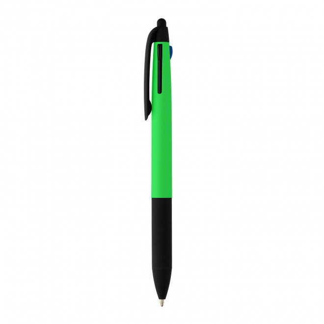 STYLO STYLET PUBLICITAIRE 3 COULEURS R-ABS 'MALTI' - vert