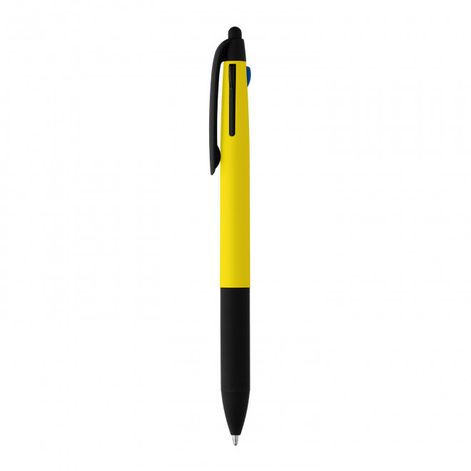 STYLO STYLET PUBLICITAIRE 3 COULEURS R-ABS 'MALTI' - jaune