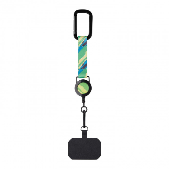 PORTE BADGE TELEPHONE DEROULEUR PERSONNALISE 'BALADOS' - au choix