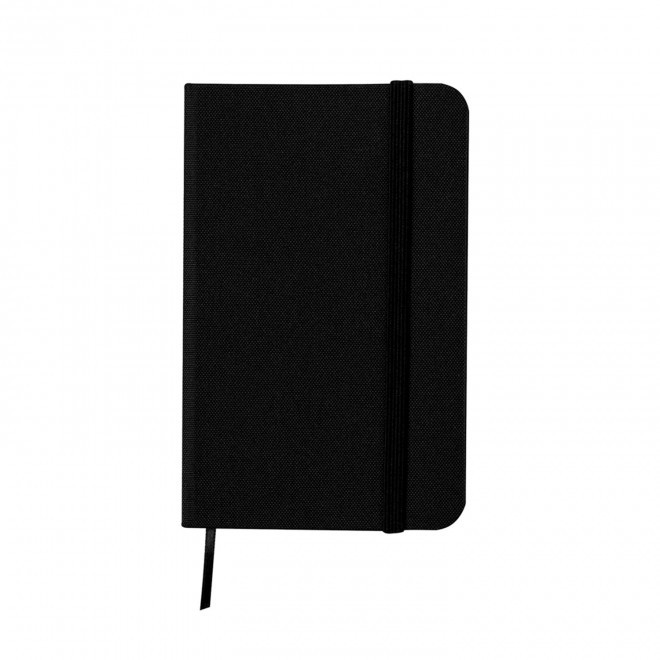CARNET A6 EN RPET PERSONNALISABLE 'JAMSA' - noir