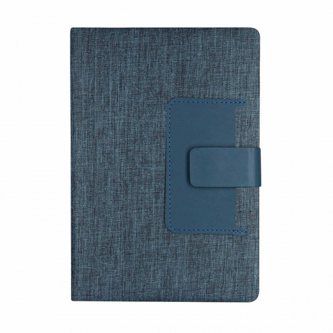 CARNET EN RPET PORTE CARTE PERSONNALISABLE 'VAU RPET' - bleu marine